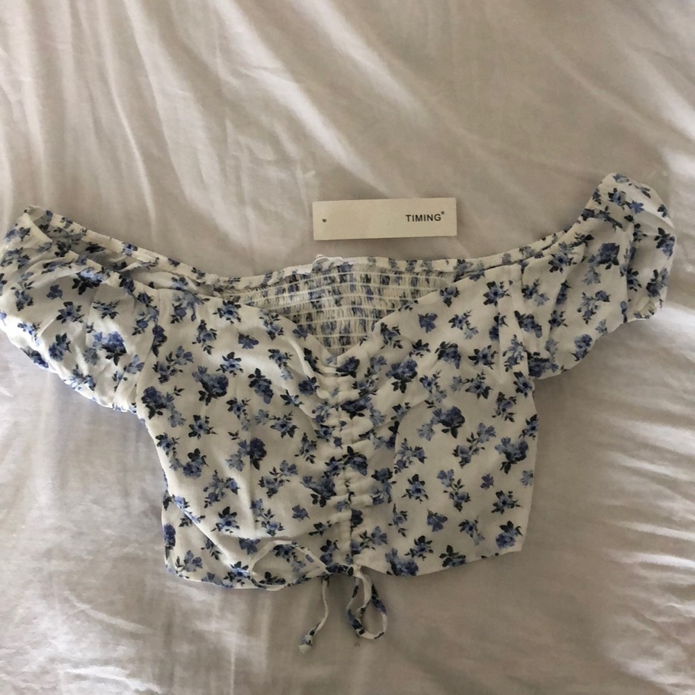 Floral crop top